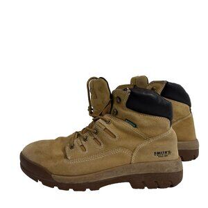 Smith American Work Boots Mens Size 13 Waterproof Wheat Brown Leather